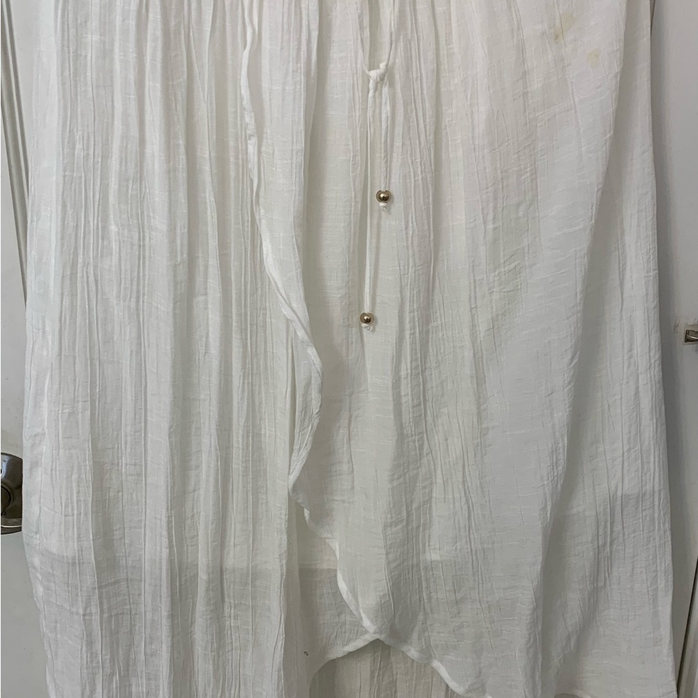 White gauze skirt